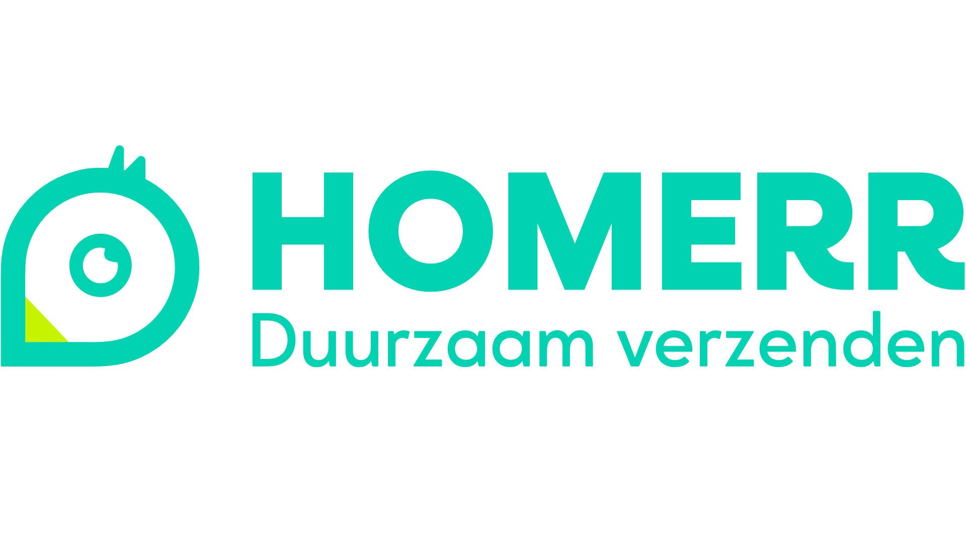 Homerr logo groen payoff